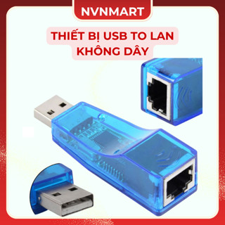 THIẾT BỊ MẠNG USB TO LAN RJ45 KHÔNG DÂY - DÙNG CHO MÁY TÍNH HỎNG CỔNG LAN ( XANH DƯƠNG )