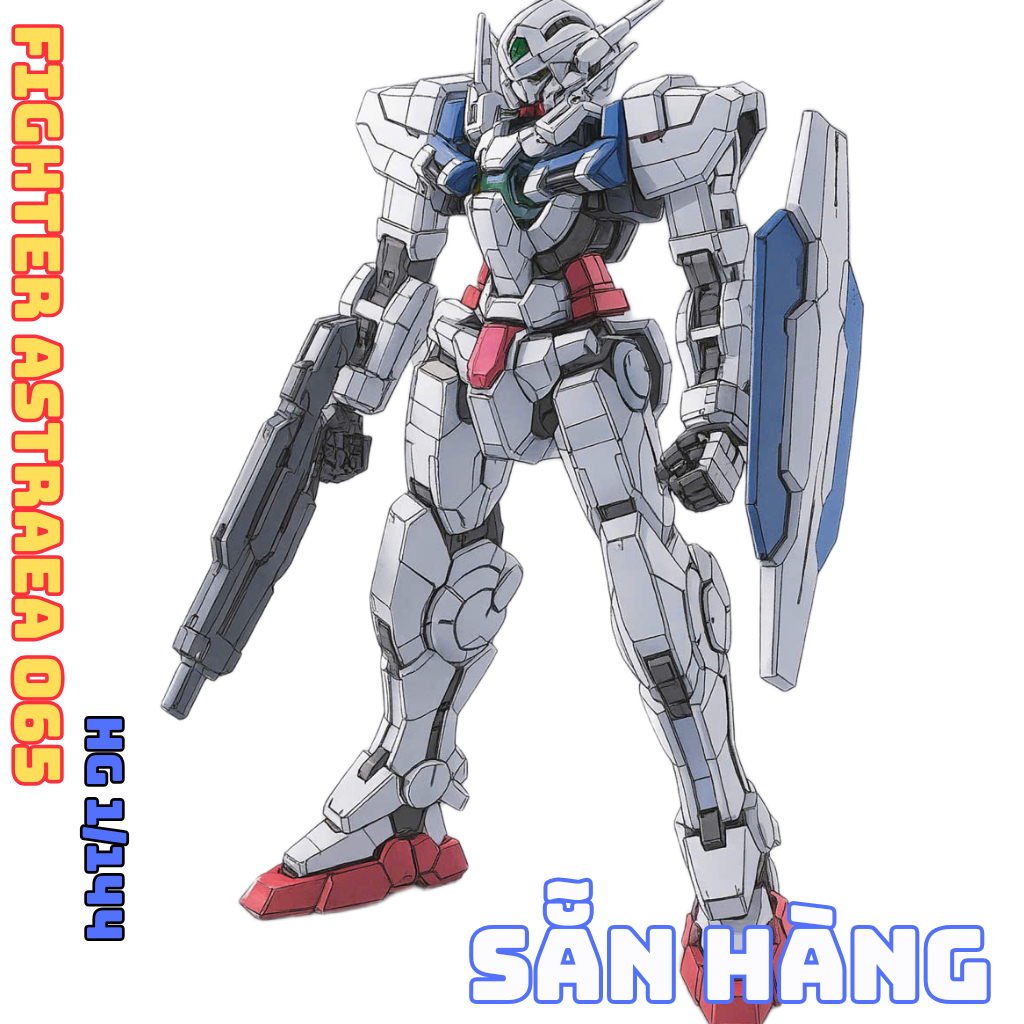 [SẴN HÀNG] Mô hình lắp ráp HG GNY-001 Fighter Astraea 065 Tặng kèm base trưng bày