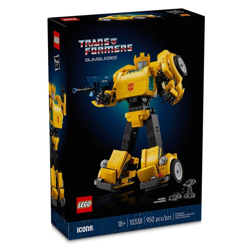 [HAPPY.BRICKS] LEGO ICONS 10338 TRANSFORMERS BUMBLEBEE