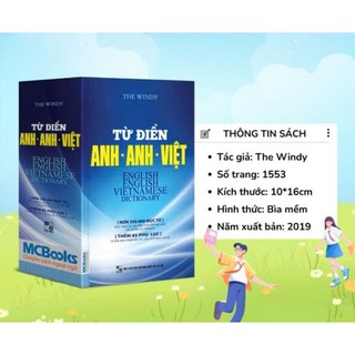 Sách - Từ điển anh - anh - việt