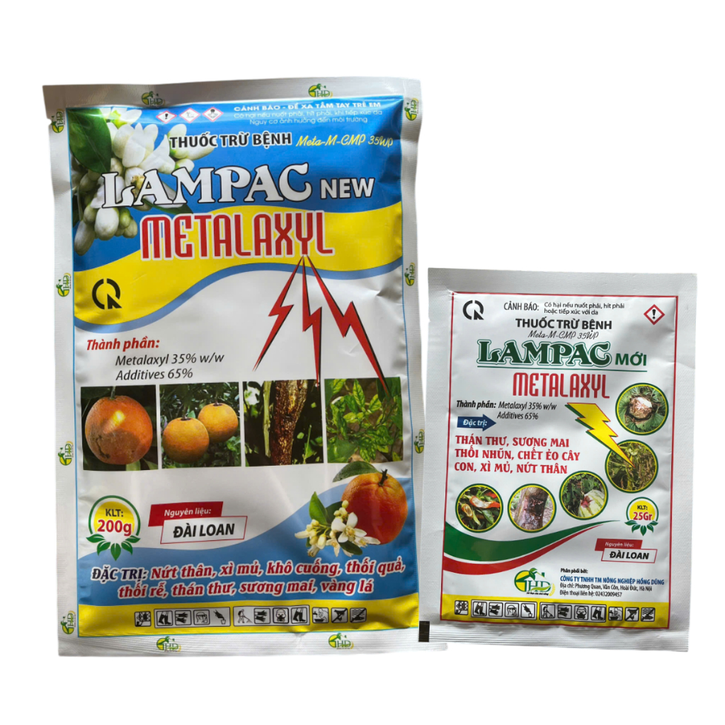 Chế phẩm sinh học Lampac - Metalaxyl 35% w/w