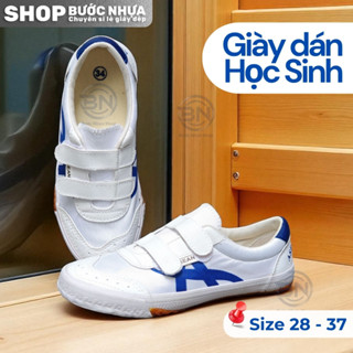 Giày bata quai dán học sinh Size 27 - 37, giày bata thể dục thể thao giá rẻ