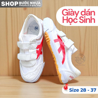 Giày bata học sinh quai dán Size 27 - 37, giày bata thể dục thể thao giá rẻ