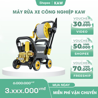 Máy Rửa Xe Áp Lực Cao KAW, Công Suất Lớn, Lõi Đồng, Dây Dài 20M, Rửa Xe Xịt Sân Thỏa Thích, Dễ Dàng Sử Dụng