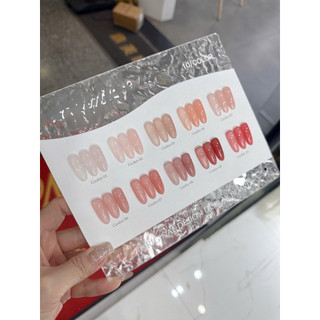  Set thạch 10 màu tone hồng kèm bảng màu nhỏ xinh 