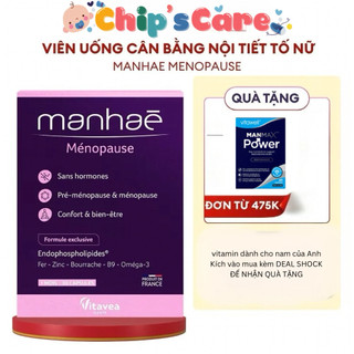    NHẬP KHẨU   Viên uống MANHAE bổ sung nội tiết tố nữ không chứa mầm đậu nành 