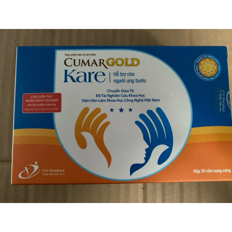 cumargold kare (cumar gold, hỗ trợ cho người ung bướu, đang hoá tri,xạ tri,bổ sung hoạt chất chống o