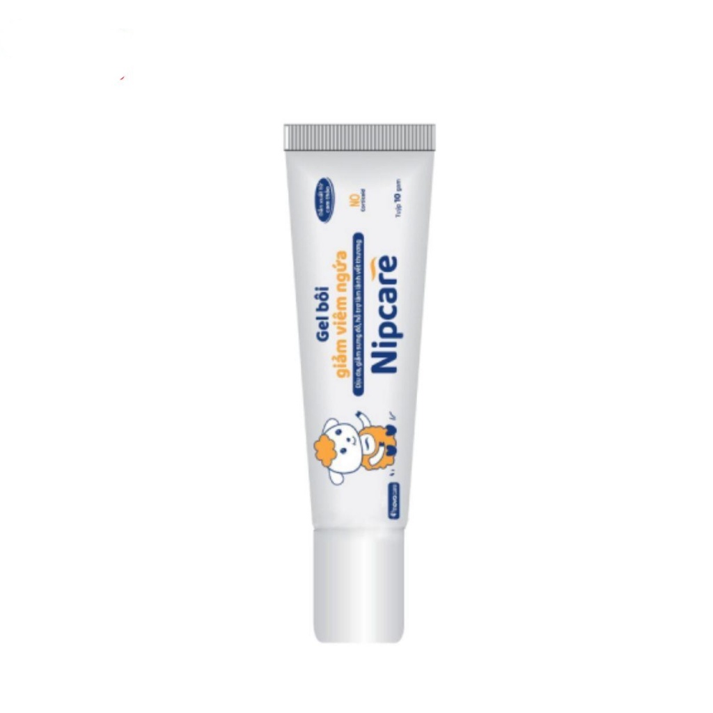 Nipcare gel bôi giảm viêm ngứa hỗ trợ làm lành vết thương an toàn cho trẻ - tuýp 15g