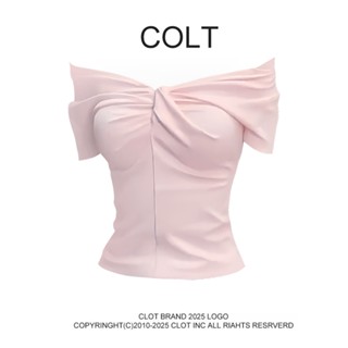 áo thun ôm body hồng áo phông hè nữ kiểu dáng hàn quốc CLOT áo thun local brand