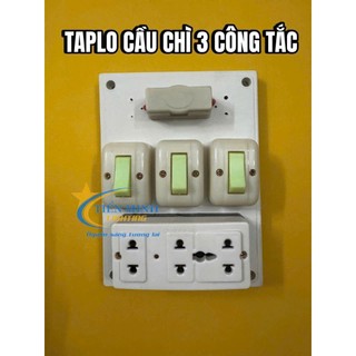 Taplo điện lắp nổi loại cầu chì hoặc CB với 1 công tắc, 2 công tắc, 3 công tắc dùng lắp nổi
