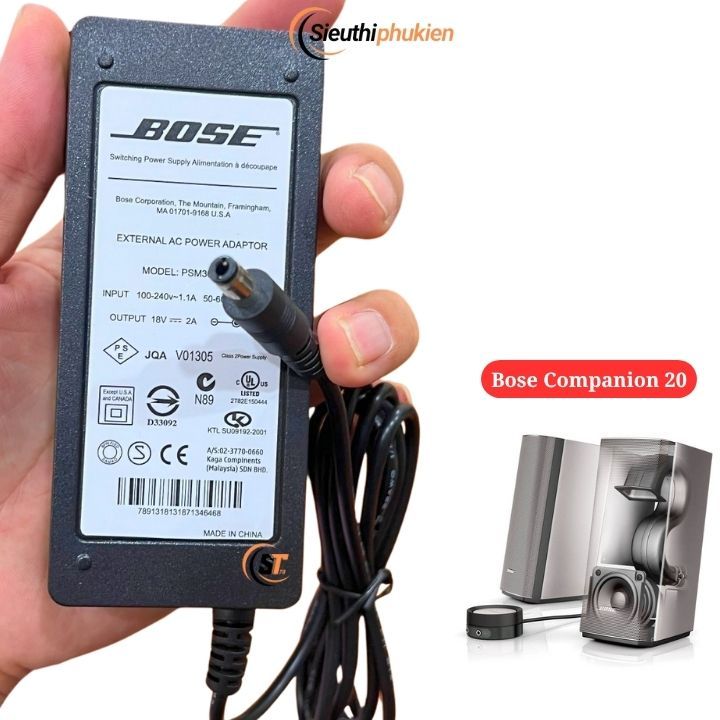 Bộ sạc nguồn cho loa Bose Companion 20 Multimedia Speaker - Bảo hành 1 năm