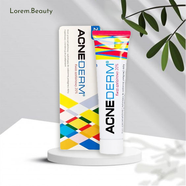 Kem giảm mụn Acne Derm - Acnederm Azelaic Aicd 20% làm trắng da 20g
