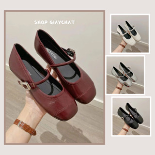 Giày Mary Jane Búp Bê Nữ, Giày Nữ Bệt Phối Quai Ngang Mềm Êm Chân (CÓ HỖ TRỢ ĐỔI SIZE) || Mã N03