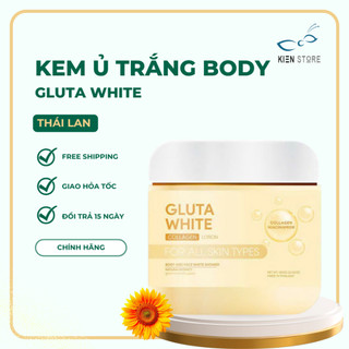 Kem Ủ Trắng Da Toàn Thân & Da Mặt Gluta White Thái Lan [Hũ Đại 600gr] – Siêu Thấm, Không Bết Dính, Dưỡng Trắng Nhanh