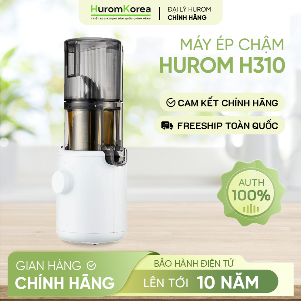 ( HOẢ TỐC HN) Máy ép chậm Hurom chính hãng H310A màu Trắng BH 10 năm