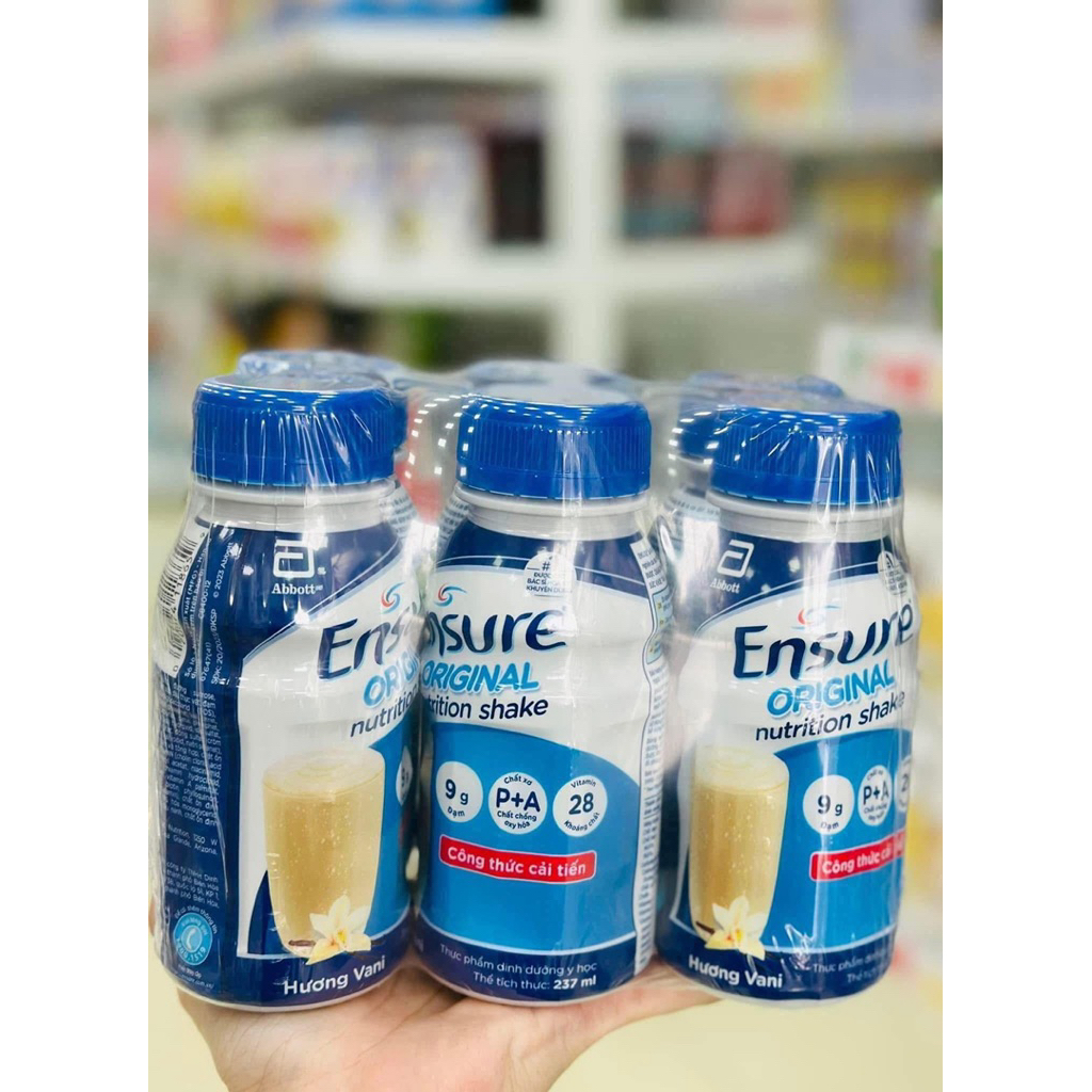 1 lốc 6 chai Sữa Ensure Original Nước pha sẵn
