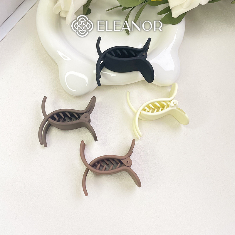 Kẹp tóc nữ Eleanor Accessories trơn đơn giản basic kẹp càng cua phụ kiện tóc 10173