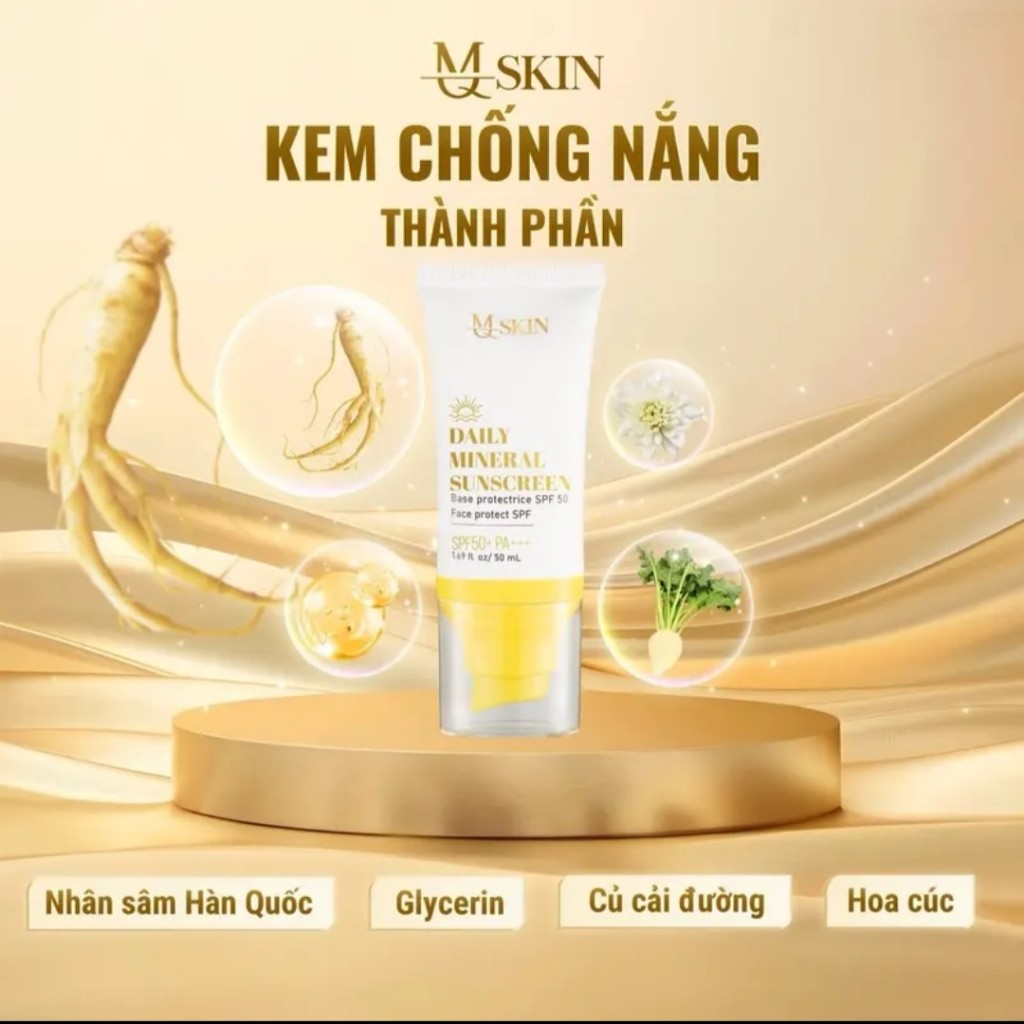 Kem chống nắng MQ Skin SPF50 TONING WHITE SUNSCREEN MỚI NHẤT  ( MQSKIN Chính hãng ) | BigBuy360 - bigbuy360.vn