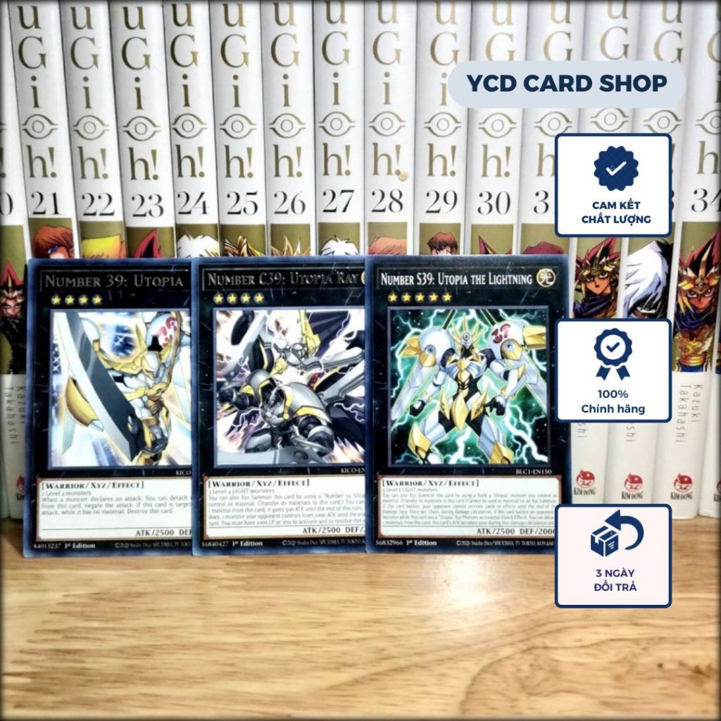 [YCDcardgame] Thẻ bài yugioh chính hãng Set 3 Number