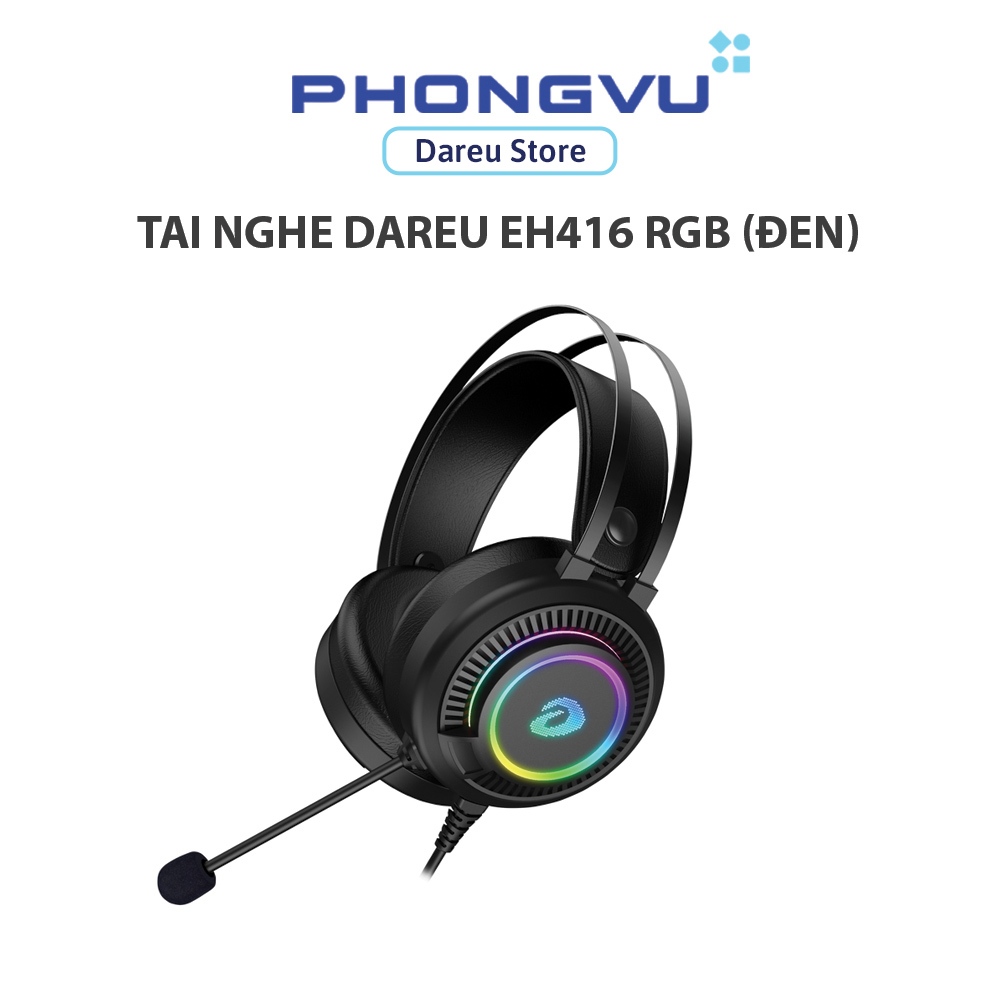 Tai nghe DareU EH416 RGB (Đen) - Bảo hành 12 tháng