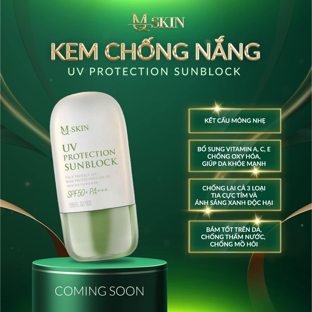 Kem chống nắng MQ Skin SPF50 TONING WHITE SUNSCREEN MỚI NHẤT  ( MQSKIN Chính hãng ) | BigBuy360 - bigbuy360.vn