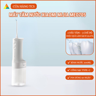 Máy tăm nước XM Mijia gen2 MEO705 bình nước 200ml ,2 đầu phun, 3 chế độ phun tiện lợi , pin 90 ngày