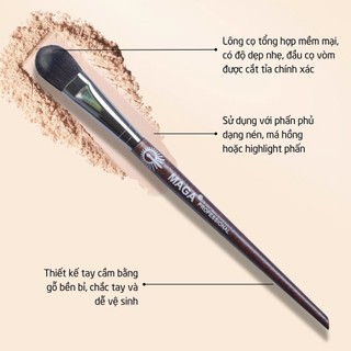 Cọ Phủ Phấn Mũi Hoặc Highlight Maga Precision Highlighter Brush 25