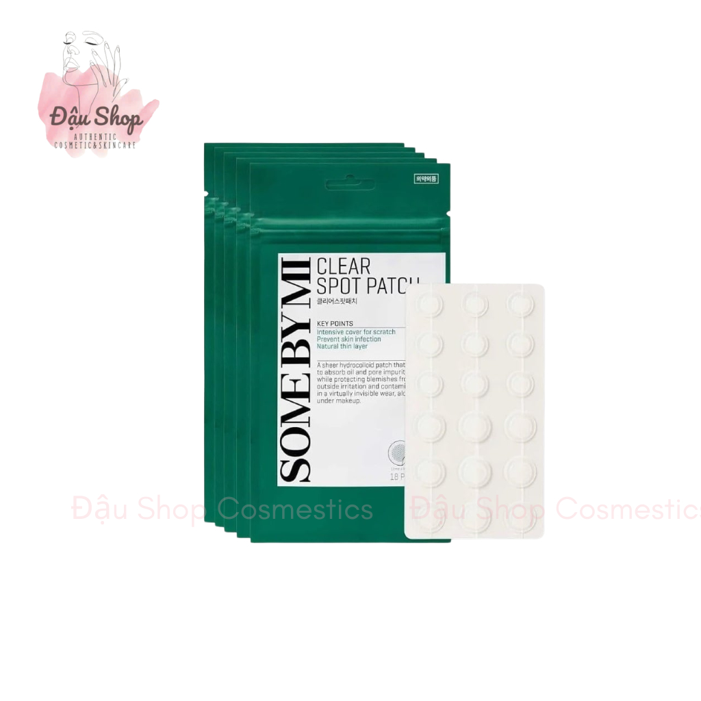 [Nhập khẩu] Miếng Dán Mụn Some By Mi Clear Spot Patch (Set 18 miếng)