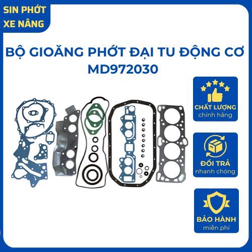 Bộ gioăng phớt đại tu động cơ xe nâng Mitsubishi MD972030 model 4G63|Sin Phớt Xe Nâng