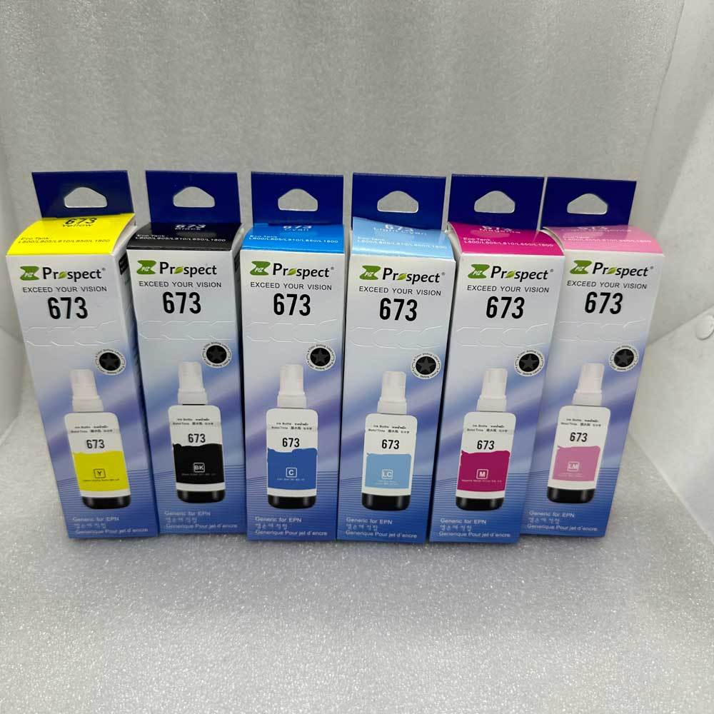 Mực in 673 Prospect - Mực máy in Epson L805/ L1800/ L800/ L850 70ml