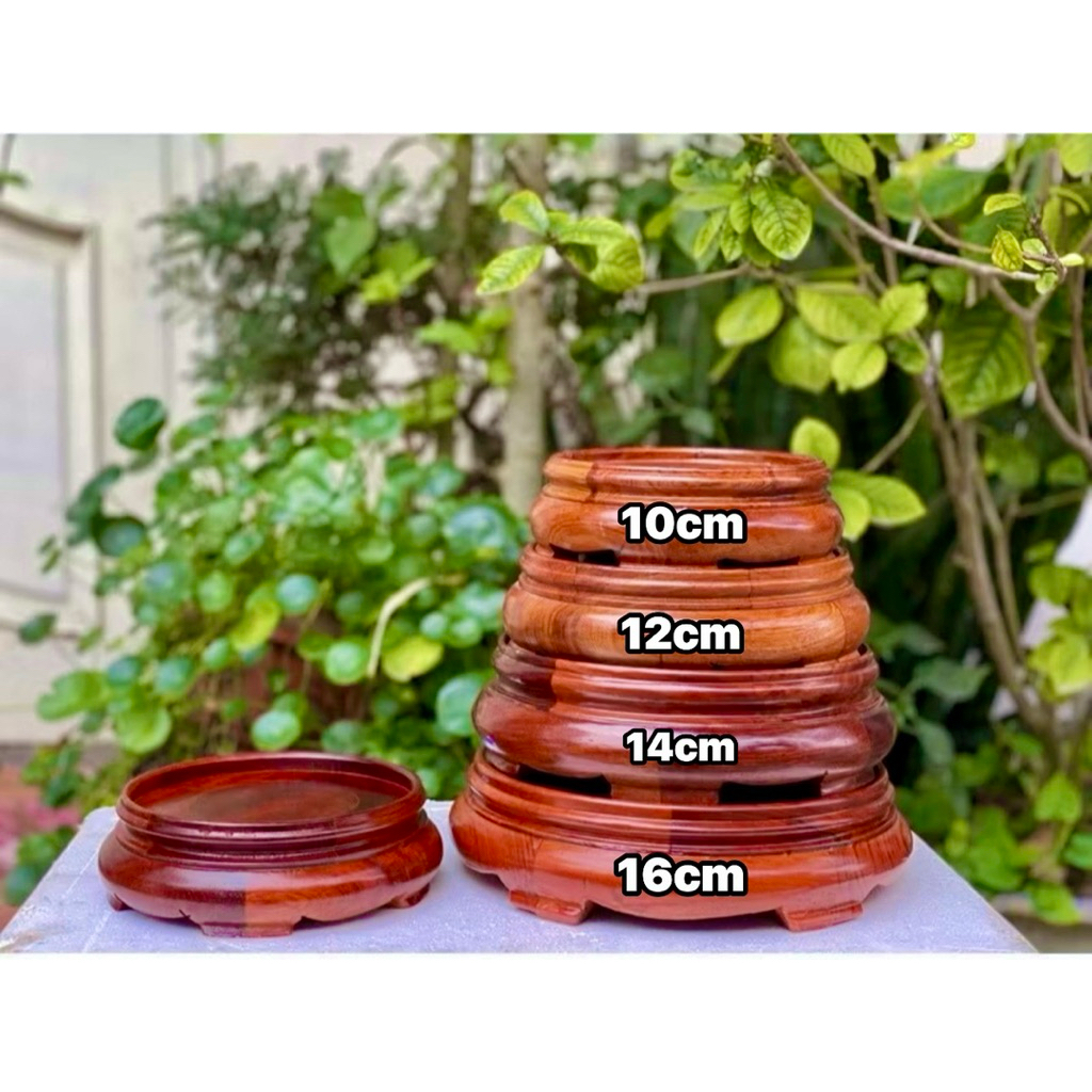 Đế Tròn , đế bát hương , đế để tượng gỗ hương