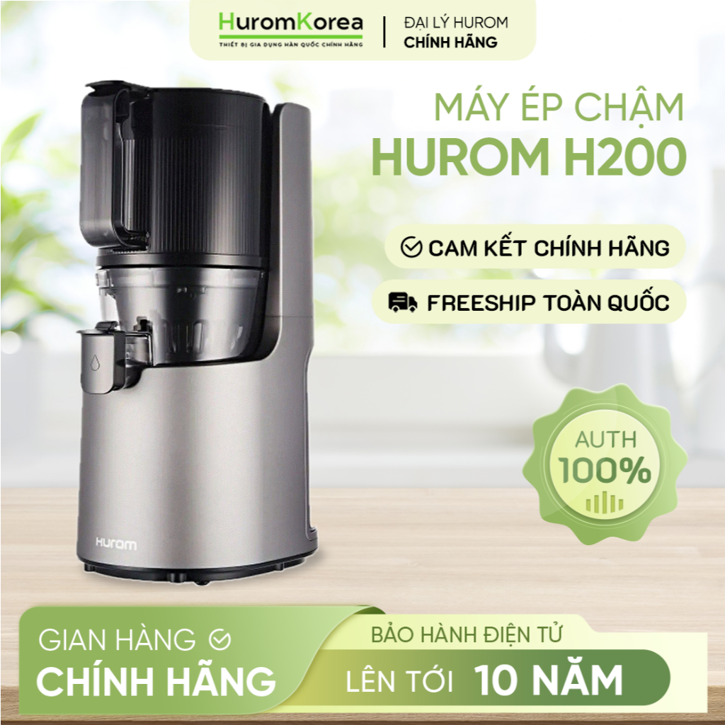 ( HOẢ TỐC HN) Máy ép chậm Hurom chính hãng H200 màu Xám BH 10 năm