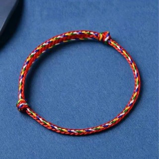Vòng chỉ ngũ sắc bình an may mắn, chất liệu chỉ cứng loại 1 NOA GEMS