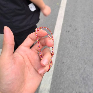 Vòng chỉ ngũ sắc bình an may mắn, chất liệu chỉ cứng loại 1 NOA GEMS