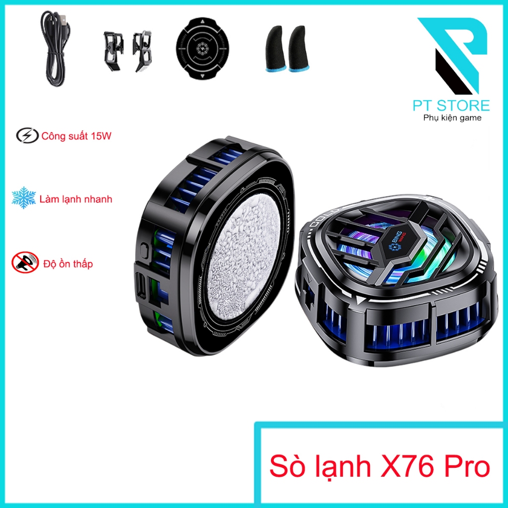 Sò Lạnh Cao Cấp X76 Pro phiên bản mới - Công suất 15W - Làm lạnh nhanh chóng, đóng băng, hiệu quả là