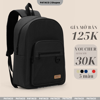 Balo Nam Nữ Thương Hiệu PaTaCo Kiểu Dáng Đơn Giản Phù Hợp Đi Học Đi Chơi Mã PTC001