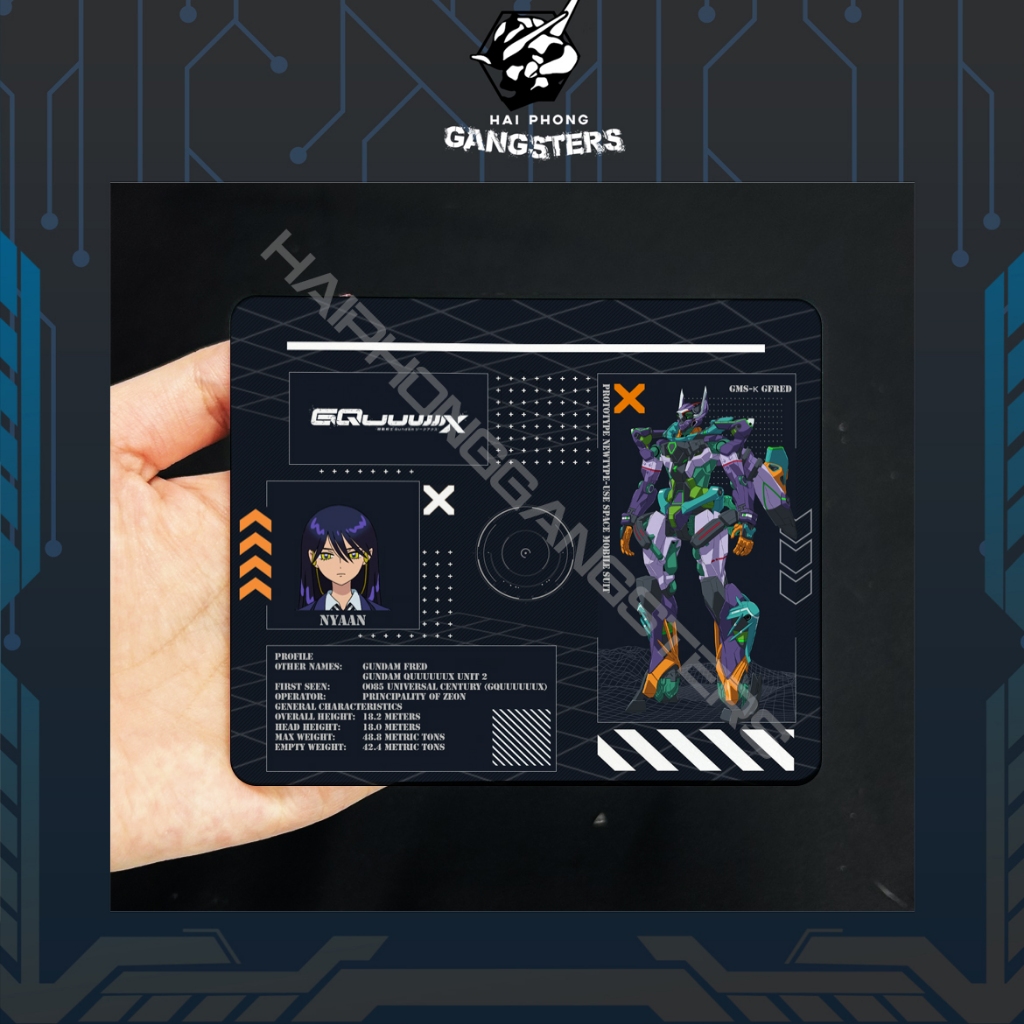 [Nhắn shop trước]AX10 - gMS-κ GFreD gundam (Series Mobile Suit Gundam GquuuuuuX) -  Base mica cho Gu