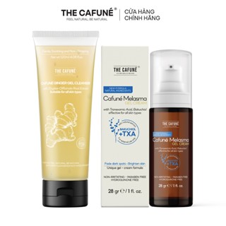 Combo Kem Làm Mờ Thâm Nám, Dưỡng Trắng Sáng Và Đều Màu Da Tối Ưu Cafuné Melasma Gel Cream & Sữa Rửa Mặt Gừng The Cafuné