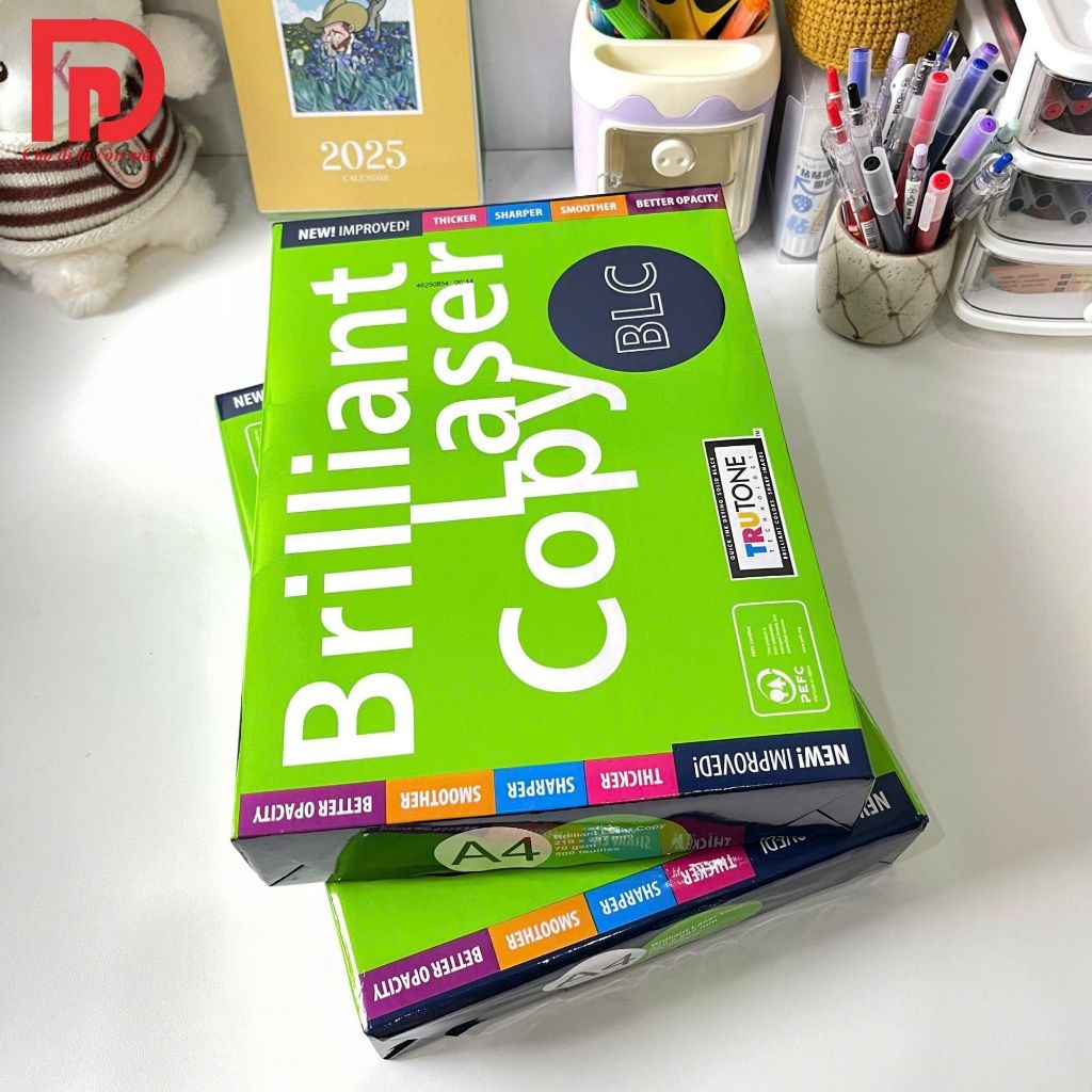 Giầy A4 BLC 500 Tờ - 70 gsm/1 ream - Giấy In A4 Brilliant Laser Copy Cao Cấp Dày Dặn Chất Lượng
