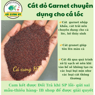  Cát Đỏ Garnet - Trải Nền Trang Trí Bể Cá Cảnh Bể Thủy Sinh 