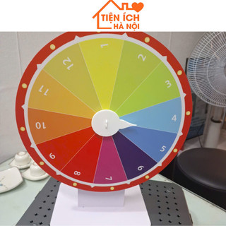 Vòng Quay May Mắn Mini Size 30 cm - Vòng Quay Trúng Thưởng Để Bàn Thú Vị