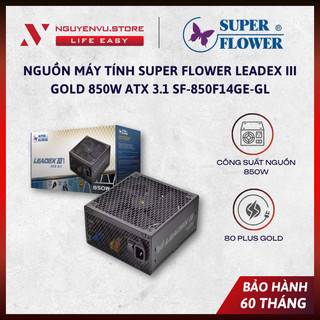 [CHÍNH HÃNG] Nguồn Máy Tính Super Flower Leadex III Gold 850W ATX 3.1 SF-850F14GE-GL Full Modular - [FULL VAT]