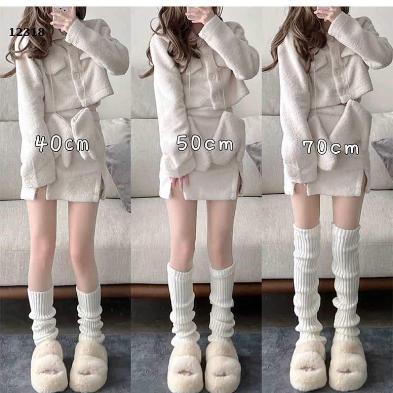 Ống tất giữ ấm thu đông,tất phong cách JK thời trang Hot Girl 12318 | BigBuy360 - bigbuy360.vn