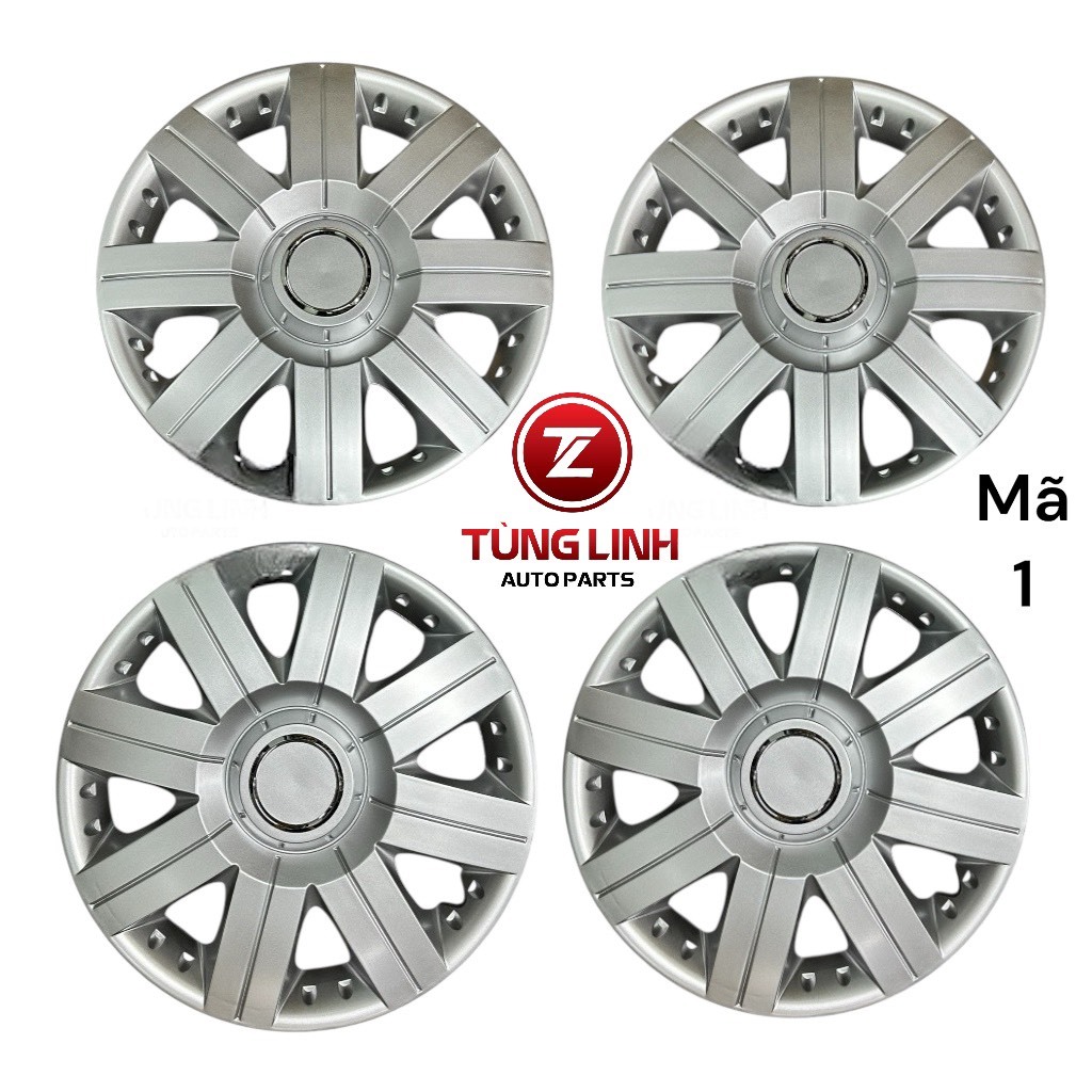 Ốp la zăng nhựa (la răng, chụp mâm) R16inch, ốp bánh xe con - xe tải lốp R16. Hàng cao cấp