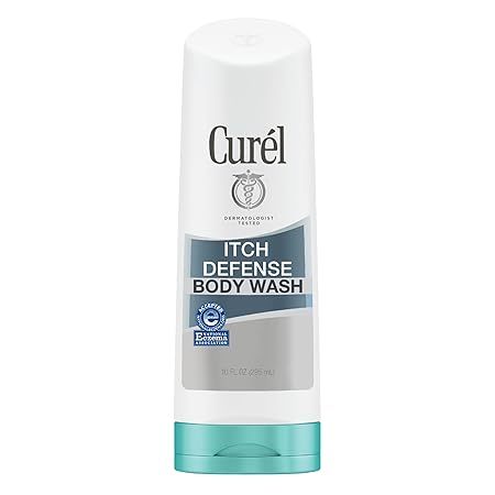 Sữa Tắm , Sữa rửa mặt làm dịu da ngứa hàng ngày Curel Itch Defense, dành cho da khô, ngứa, 295ml (Mỹ