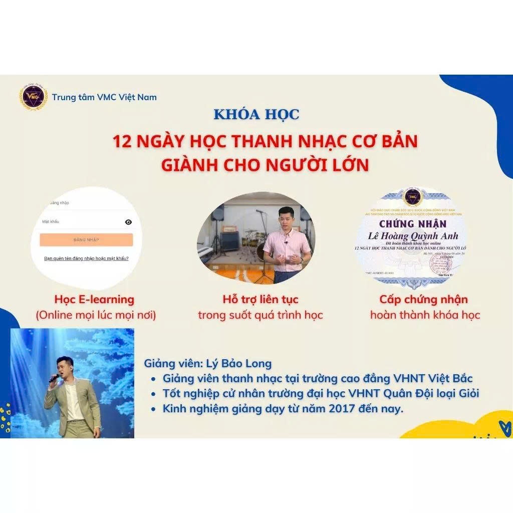 [E-voucher] Khóa học 12 ngày thanh nhạc
