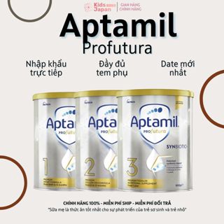 Sữa Aptamil Profutura Úc bạc lon 900g đủ số 1-2-3-4 nhập khẩu chính hãng date xa