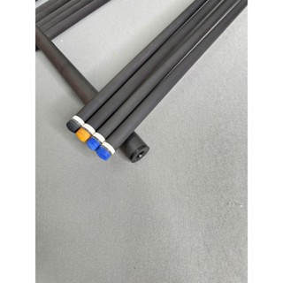 Ngọn Cơ Bida Full Carbon Không Logo, Ren Radial, 3/8/10, Uniloc. Ngọn đã lên tẩy kính