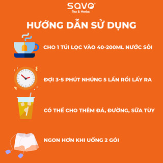 SAVO Chanh (Hộp 25 Gói x 2 G)