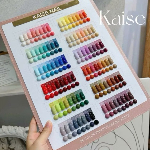 Set sơn gel Kaise 96 màu cao cấp tặng kèm bảng màu -My Nail